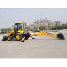 Backhoe loader with smooth operation
